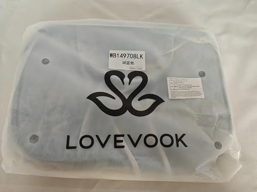 LOVEVOOK Toiletry Bag Hanging Travel Wash Bag for Women, Waterproof Toiletries Makeup Bags with Hook, Large Cosmetic Organizer Ladies, for Full Sized Container