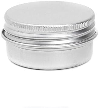 Pack of 10 Balm Nail Art Cosmetic Cream Make Up Pot Lip Jar Tin Case Container Screw 15ml/10ml/30ml/50ml/100ml Capacity (Empty) for DIY Cosmetics/Beauty Products (30ml)