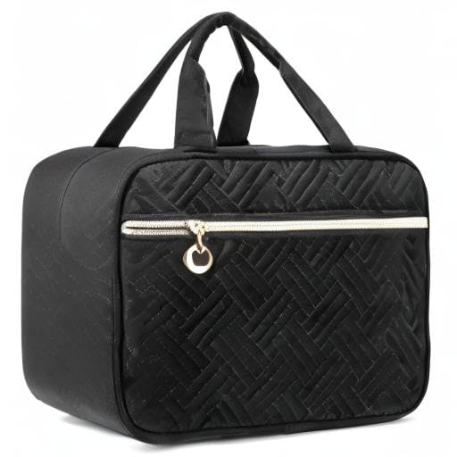 LOVEVOOK Toiletry Bag Hanging Travel Wash Bag for Women, Waterproof Toiletries Makeup Bags with Hook, Large Cosmetic Organizer Ladies, for Full Sized Container