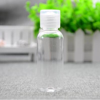 12PCS 15ml/0.5oz Empty Clear Plastic Sample Bottle Travel Container Jar Pot Vial with Flip Lid Perfect for Makeup Emollient Water Shower Gel Emulsion Liquid Comestic Containers (15ml/0.5oz)