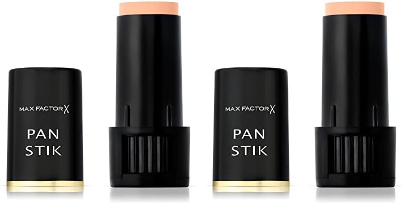 MAX FACTOR - Pan Stik Foundation - Rich Creamy Foundation, Smoothing Effect, Full Coverage, Dewy Skin Look - Normal To Dry Skin - 013 Nouveau Beige