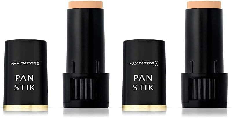 MAX FACTOR - Pan Stik Foundation - Rich Creamy Foundation, Smoothing Effect, Full Coverage, Dewy Skin Look - Normal To Dry Skin - 013 Nouveau Beige