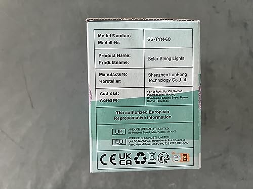 Solar Garden Lights Outdoor, 36ft 60 LED Solar String Lights Waterproof, Solar Powered Crystal Ball Indoor/Outdoor Fairy Lights Decorative for Garden, Patio, Yard, Festival, Parties (White)