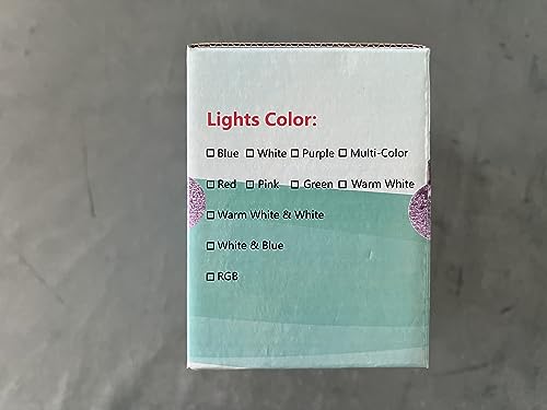 Solar Garden Lights Outdoor, 36ft 60 LED Solar String Lights Waterproof, Solar Powered Crystal Ball Indoor/Outdoor Fairy Lights Decorative for Garden, Patio, Yard, Festival, Parties (White)