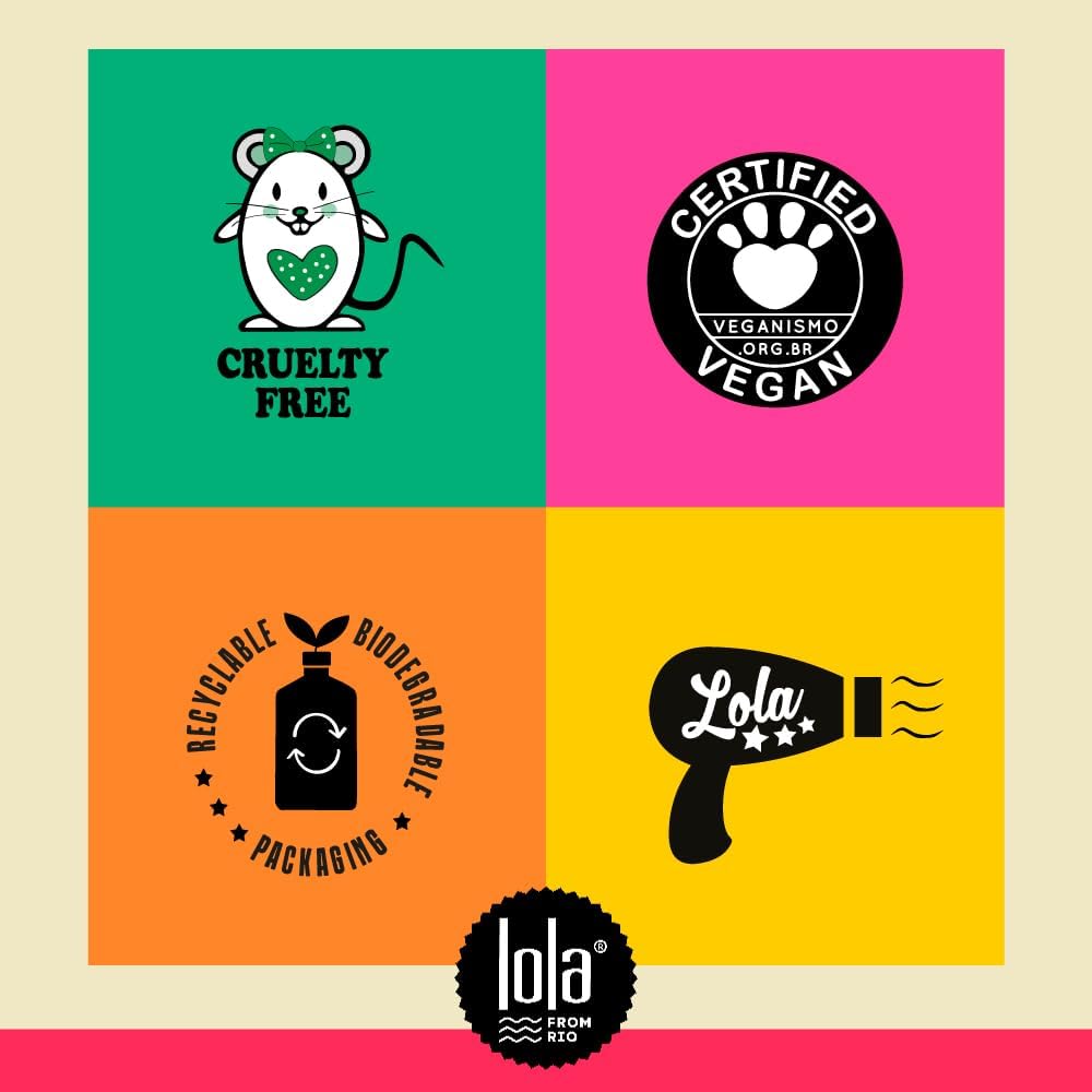 Linha Morte Subita Lola Brasil - Mascara Super Hidratante 450 Gr - (Lola Brasil Sudden Death Collection - Intense Moisturizing Mask Net 15.87 Oz )