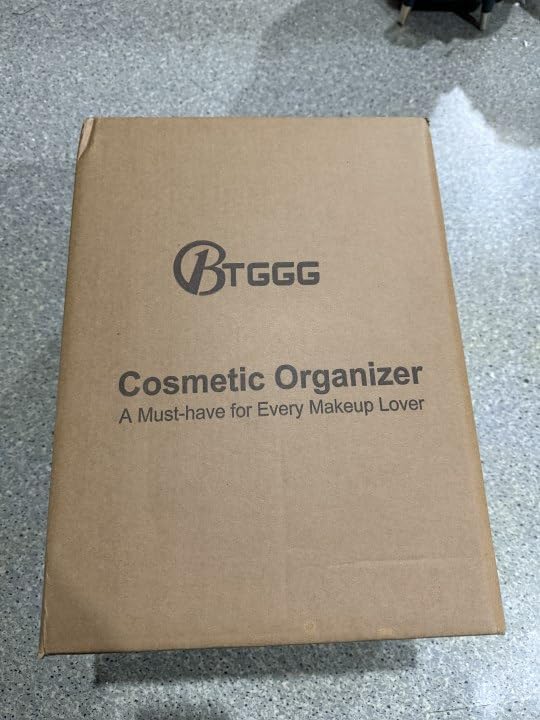 Multi-Function Make Up Case Dustproof Cosmetic Storage Box, Organizer Skin Care Products Jewelry Organizer Finishing Box for Bedroom Bathroom Desktop (Pink)