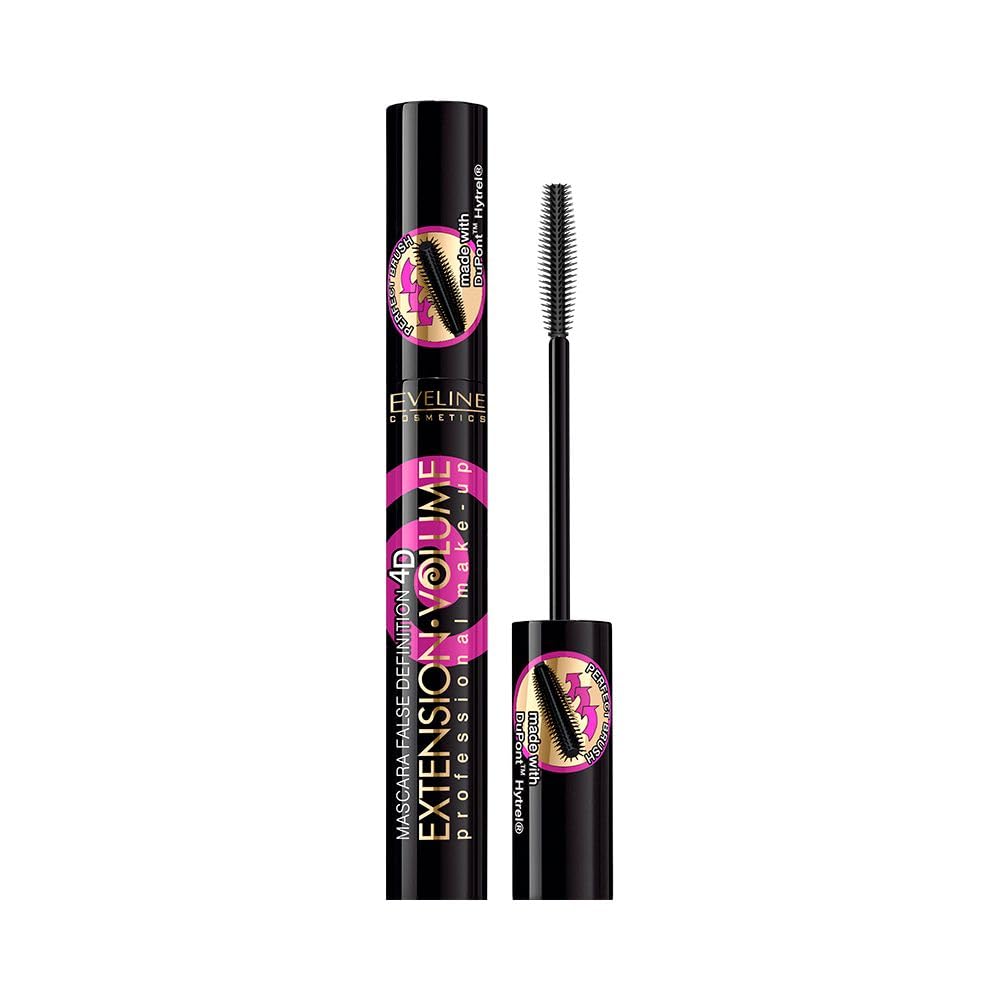 Eveline Cosmetics Volumix Fiberlast Eveline Cosmetics Mascara - Volumizing, Lifting & Separating 360° Effect with Fiberlast Formula
