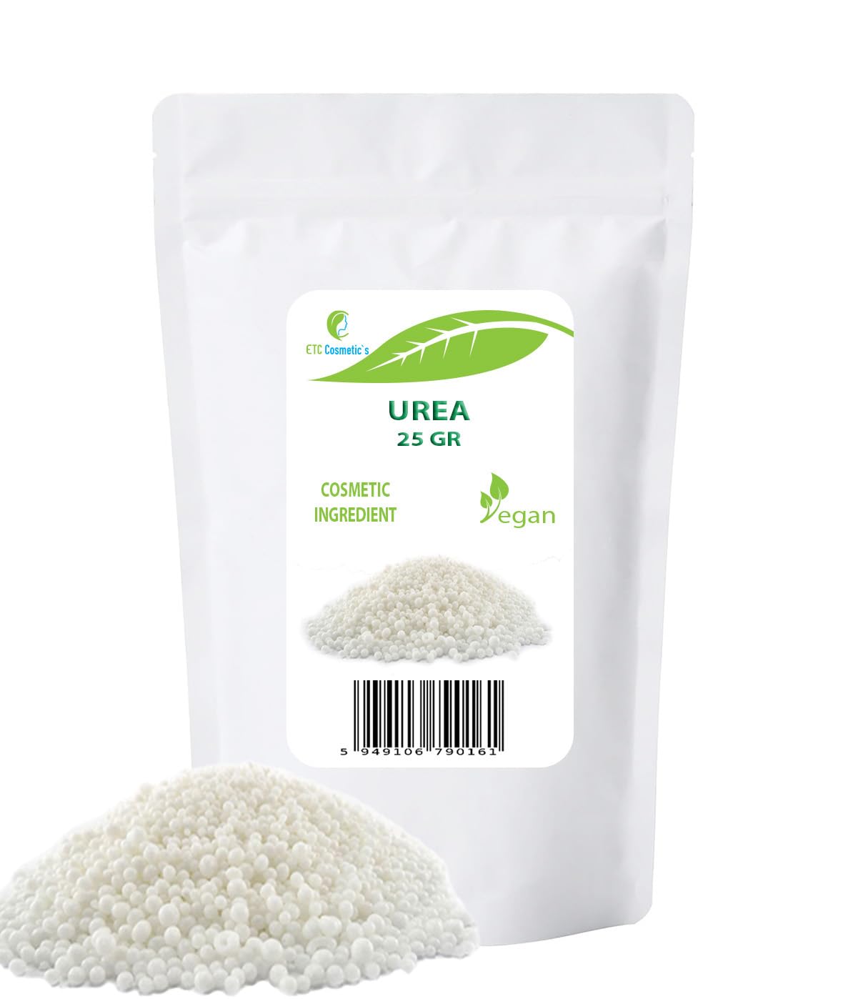 Cosmetic UREA - 100 gr - suitable for creams, lotions, gels, fluids, cleansing products including shampoos and body washes, skaly and cracked skin