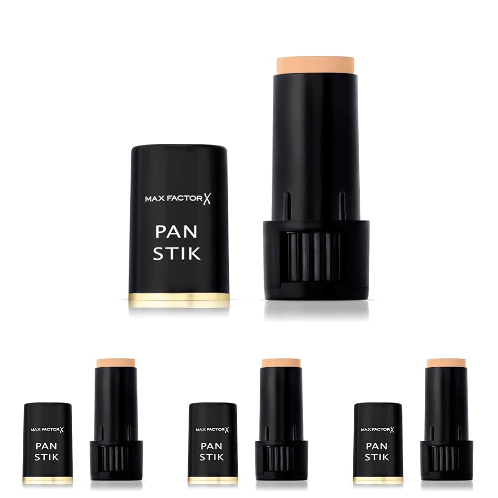 MAX FACTOR - Pan Stik Foundation - Rich Creamy Foundation, Smoothing Effect, Full Coverage, Dewy Skin Look - Normal To Dry Skin - 013 Nouveau Beige