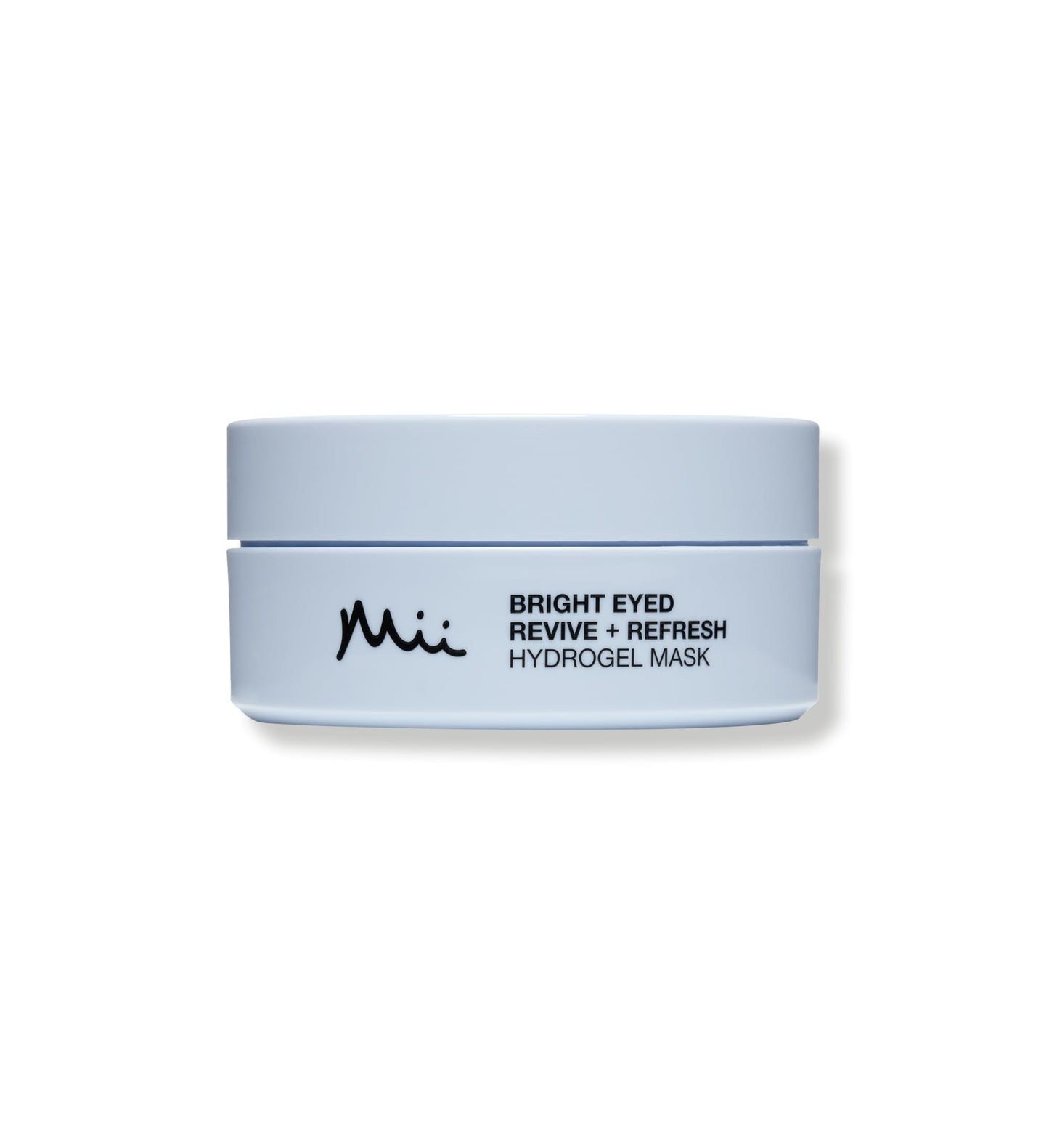 Mii Cosmetics Bright Eyed Revive + Refresh Hydrogel Eye Mask | Hydrates, Depuffs, & Brightens the Under-Eye Area | Under Eye Gel Patches for Dark Circles, Dullness, & Puffiness | 60 Cooling Pads