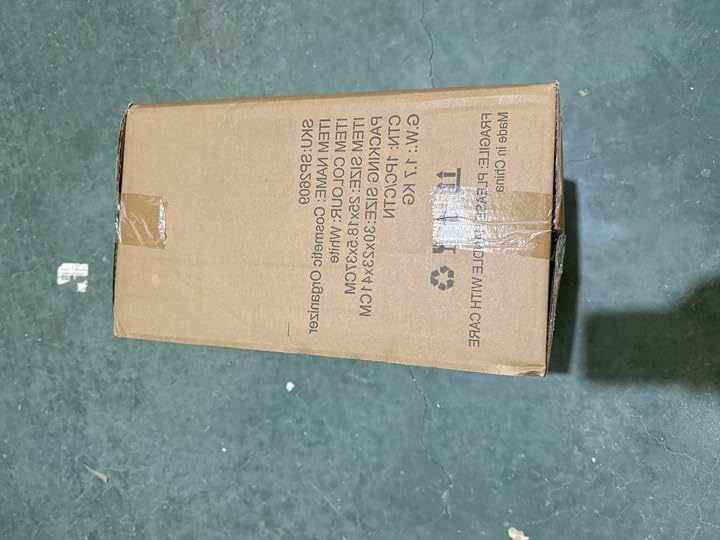 Multi-Function Make Up Case Dustproof Cosmetic Storage Box, Organizer Skin Care Products Jewelry Organizer Finishing Box for Bedroom Bathroom Desktop (Pink)