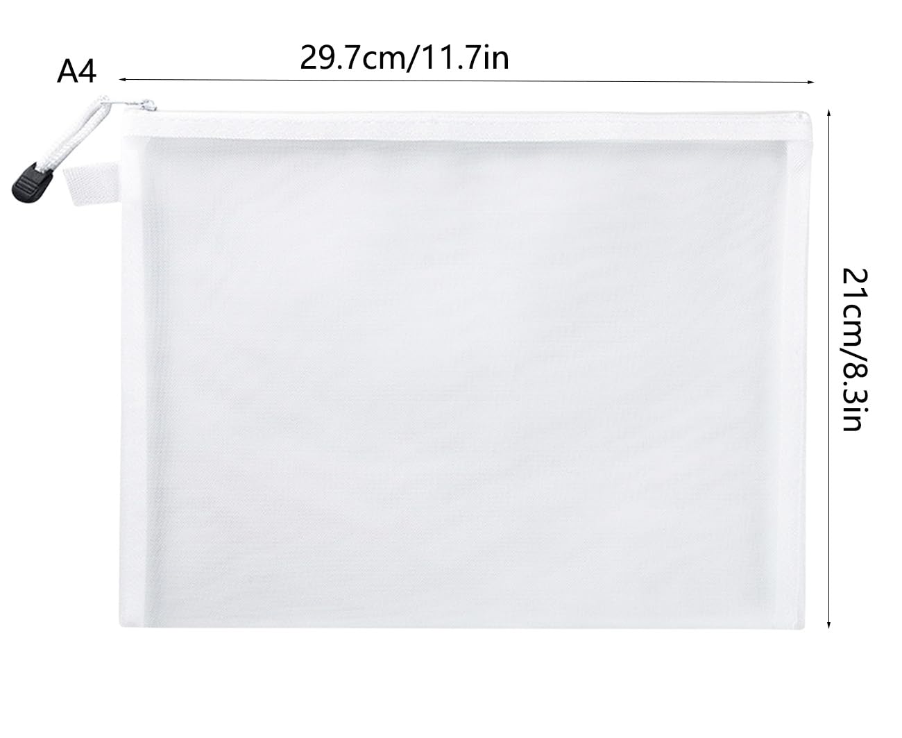 scicent Plastic Wallets A4 Zip Wallets 5PCS Plastic Folders Zip Lock Bags A4 Zip Folder Document Wallet Zipper File Bags for School Home Cosmetics Skincare Products Grey-A4