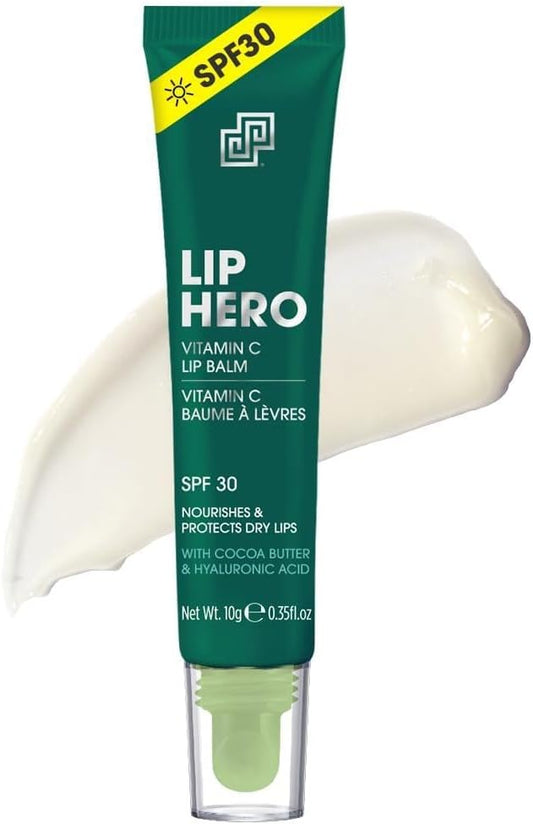 Shakeup Cosmetics Mens Lip Balm with Sunscreen SPF30, Hydrating & Repairing, Helps Soothe Dry & Chapped Lips, With Shea Butter & Vitamin E, 10ml. Aka. LIP HERO