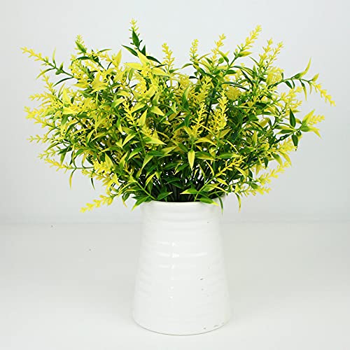 12 Bundles Artificial Fall Flowers No Fade Faux Autumn Plants,Fake Indoor Outdoor Greenery for Thanksgiving Christmas Wedding Party Home Garden Décor (Autumn)