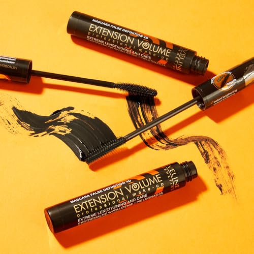 Eveline Cosmetics Volumix Fiberlast Eveline Cosmetics Mascara - Volumizing, Lifting & Separating 360° Effect with Fiberlast Formula