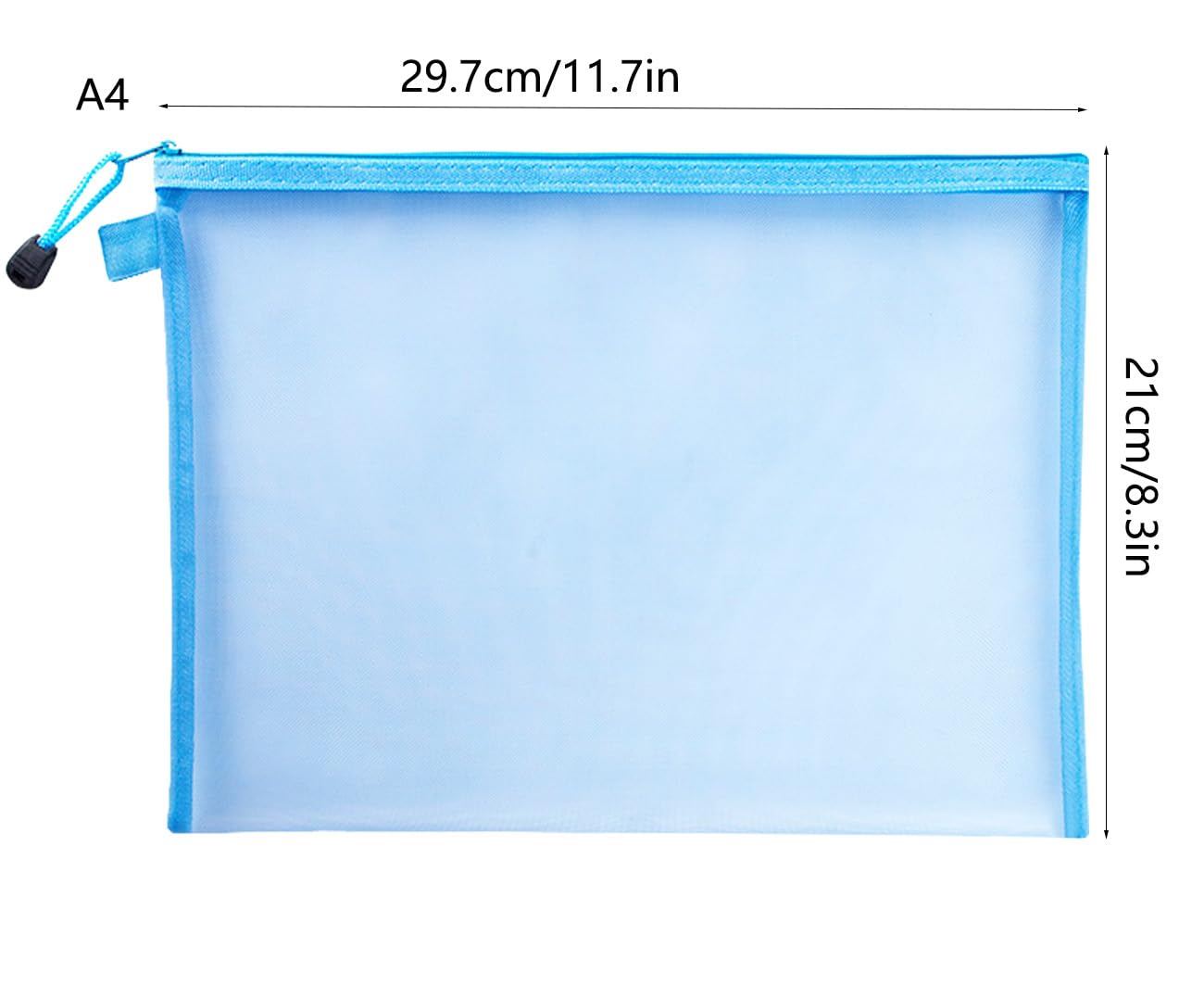 scicent Plastic Wallets A4 Zip Wallets 5PCS Plastic Folders Zip Lock Bags A4 Zip Folder Document Wallet Zipper File Bags for School Home Cosmetics Skincare Products Grey-A4