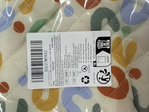 Aucuu Cotton Makeup Bag, Portable Travel Cosmetic Bag, Large Capacity Floral Toiletry Bags, Quilted Wash Bags Organizer for Women Girls