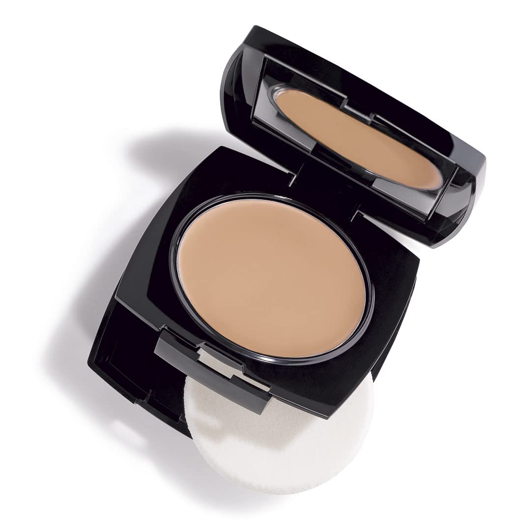 Avon True Flawless Cream To Powder Compact 3-in-1 Concealer, Foundation & Powder Nude - True Blue IQ Colour Technology