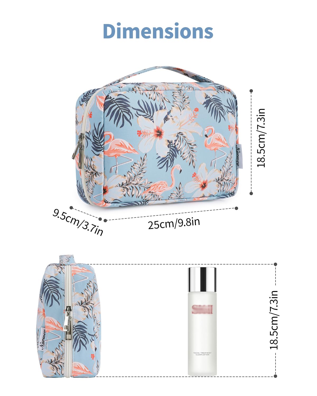 Travel Hanging Toiletry Wash Bag Makeup Cosmetic Organizer for Women Girls Kids Waterproof