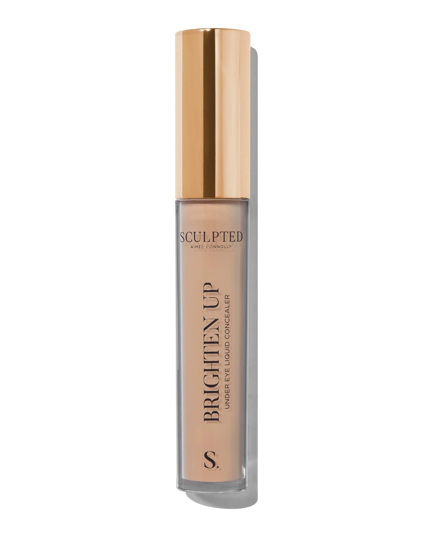Brighten Up Under Eye Concealer from Sculpted by Aimee (Caramel) - 5ml Light Coverage Mineral Liquid Makeup Concealer for Hydrating Delicate Skin & Dark Circles with Niacinamide and Hyaluronic Acid