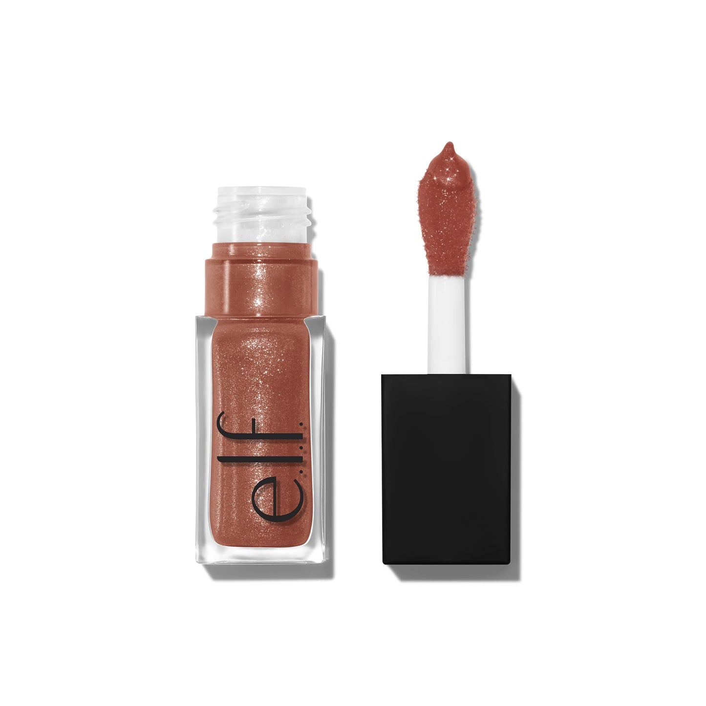 e.l.f. Glow Reviver Lip Oil, Nourishing and Hydrating with High-Shine Glimmer Finish & Sheer Wash of colour, Minty Scent, Non-Sticky, Vegan & Cruelty-free, Citrine Gleam