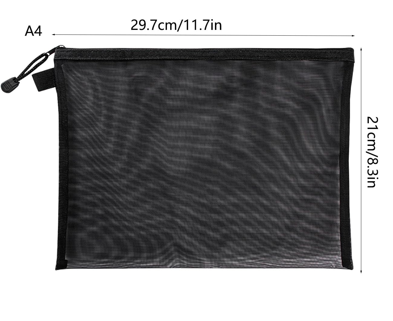 scicent Plastic Wallets A4 Zip Wallets 5PCS Plastic Folders Zip Lock Bags A4 Zip Folder Document Wallet Zipper File Bags for School Home Cosmetics Skincare Products Grey-A4