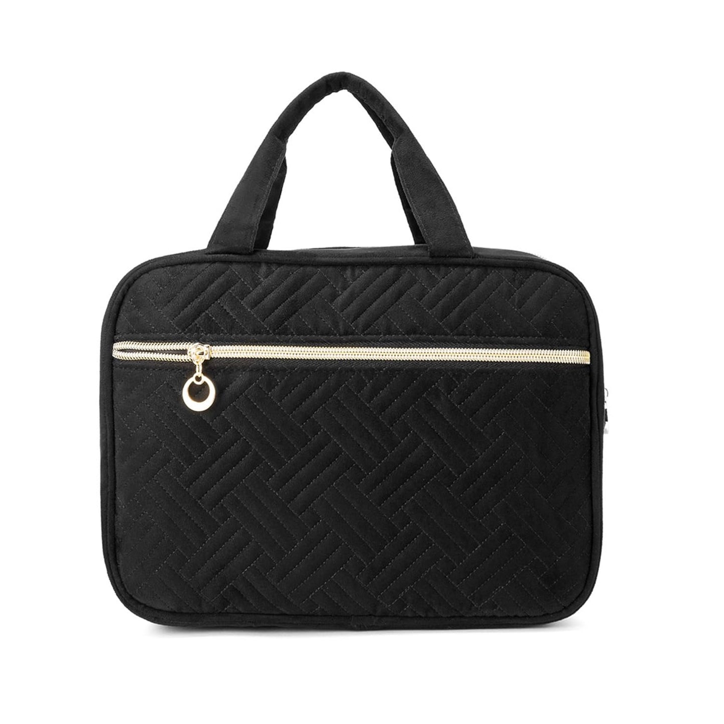 LOVEVOOK Toiletry Bag Hanging Travel Wash Bag for Women, Waterproof Toiletries Makeup Bags with Hook, Large Cosmetic Organizer Ladies, for Full Sized Container