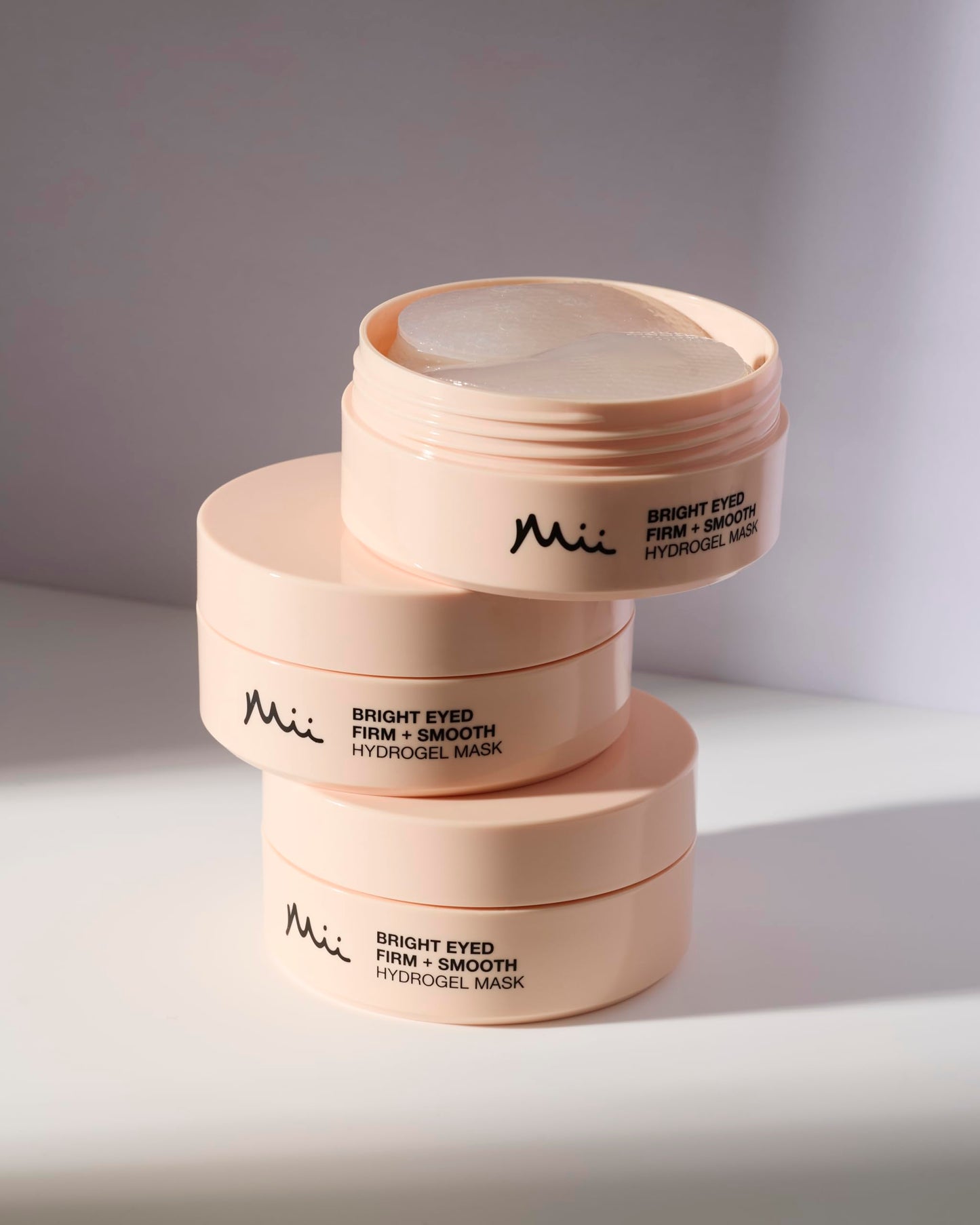 Mii Cosmetics Bright Eyed Revive + Refresh Hydrogel Eye Mask | Hydrates, Depuffs, & Brightens the Under-Eye Area | Under Eye Gel Patches for Dark Circles, Dullness, & Puffiness | 60 Cooling Pads