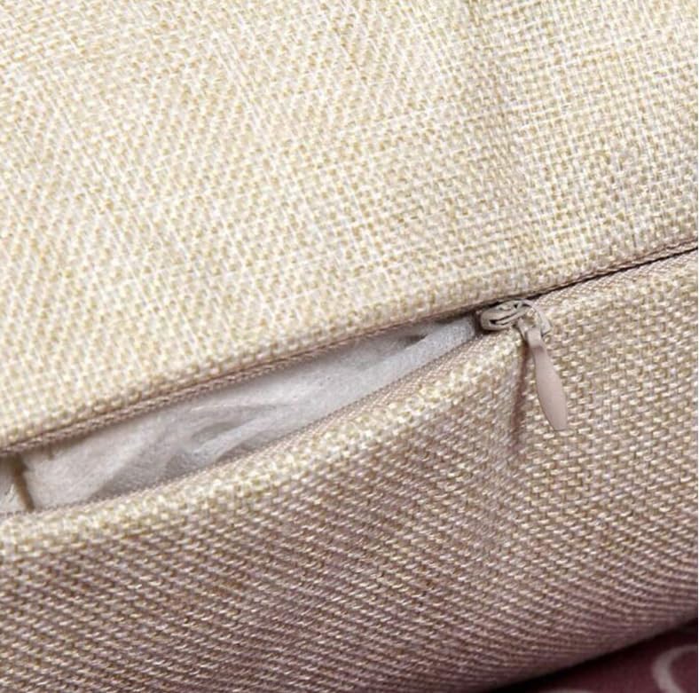 BAOKU Blue Sunflower Stained Cushion Covers,18x18 Inch Throw Pillow Covers Soft Pillowcases for Sofa Bed Home Garden Patio Decor Set of 4