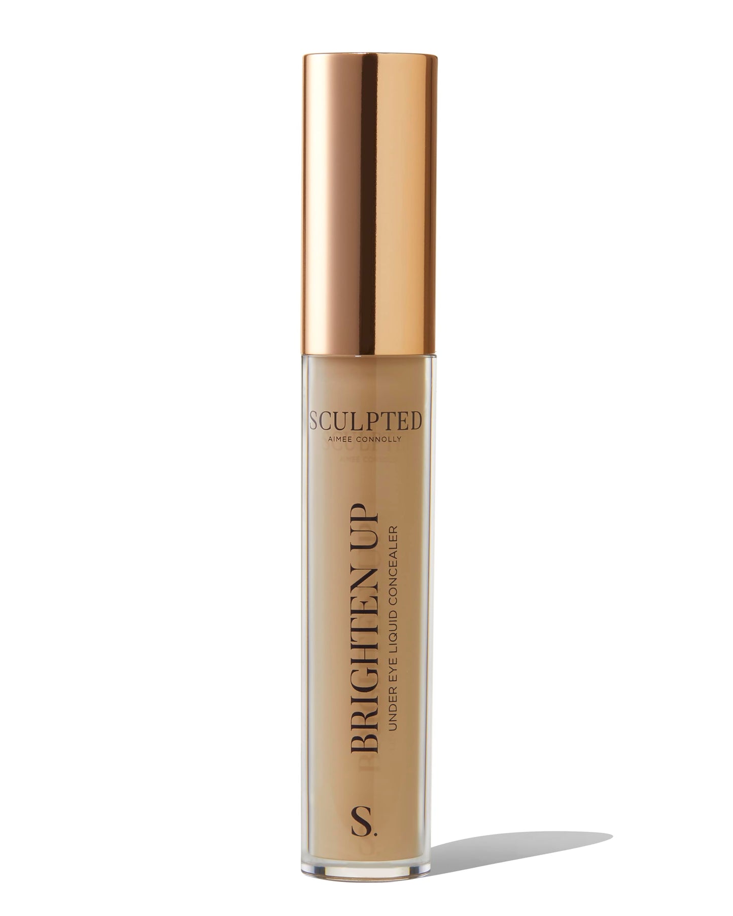Brighten Up Under Eye Concealer from Sculpted by Aimee (Caramel) - 5ml Light Coverage Mineral Liquid Makeup Concealer for Hydrating Delicate Skin & Dark Circles with Niacinamide and Hyaluronic Acid