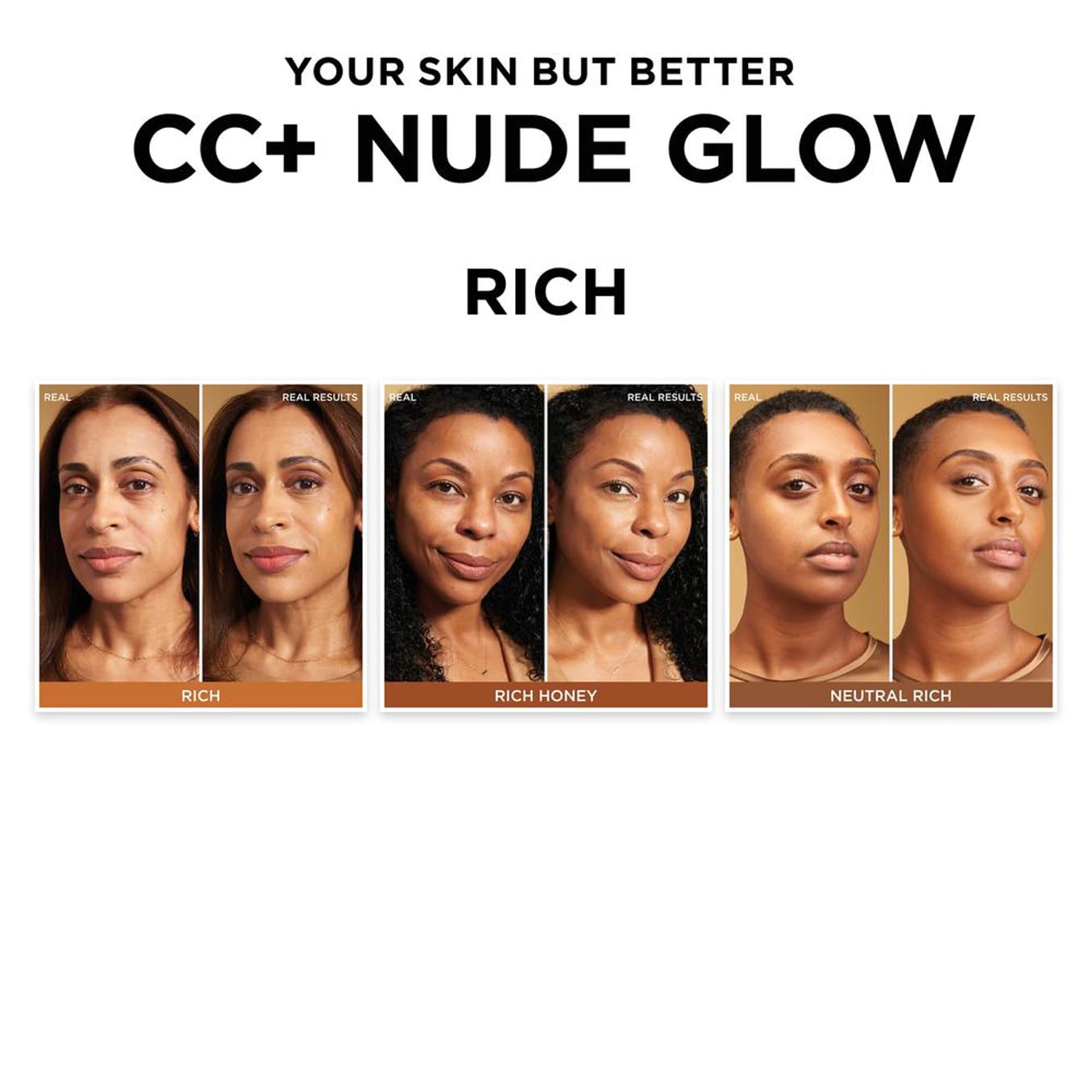 IT Cosmetics Your Skin But Better CC+ Cream Nude Glow, SPF 40, Lightweight Medium Coverage Foundation with 90% Skincare Base & 2% Niacinamide, for Brighter, Hydrated Skin, 32Ml
