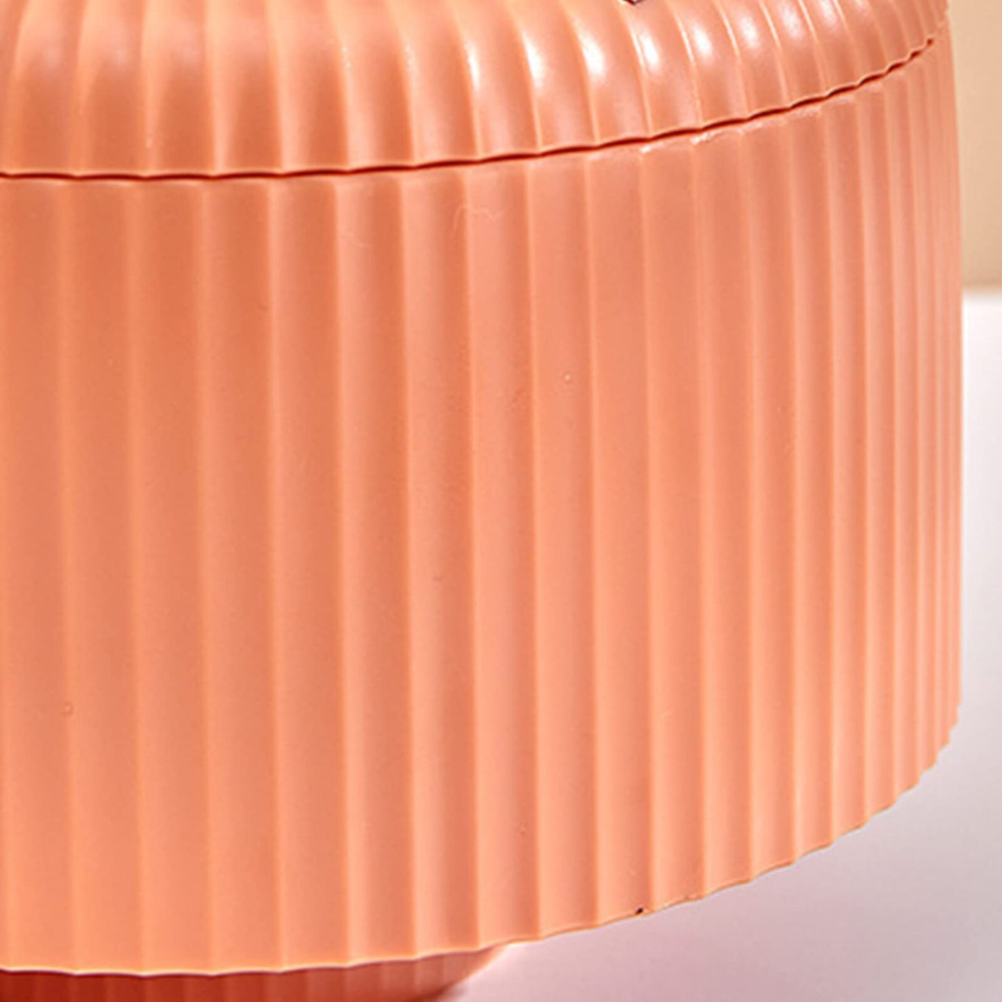 Rotating Makeup Brush Organizer Spinning Make up Brush Stand Holder 5 Slot Decorative Stationery Storage Boxes Cosmetics Display Organiser for Brushes Lipsticks Pencils Comb