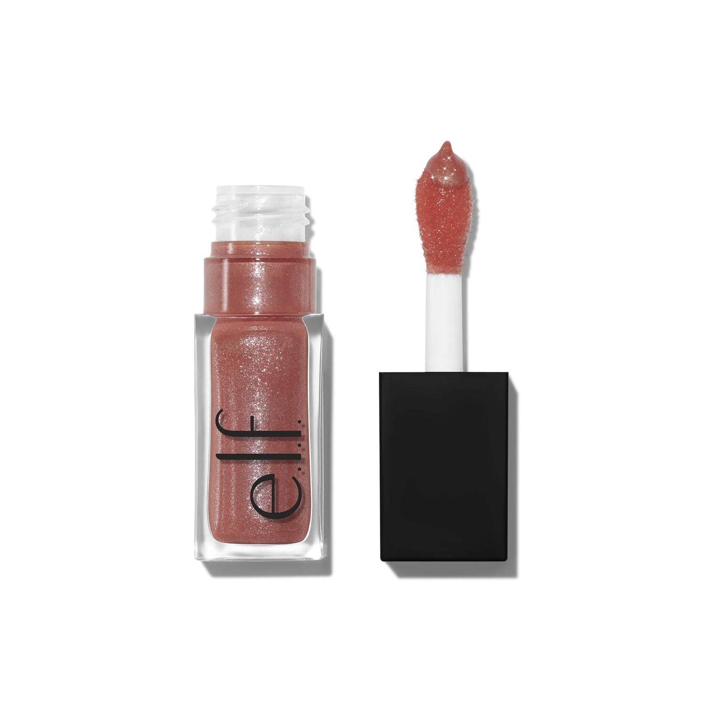 e.l.f. Glow Reviver Lip Oil, Nourishing and Hydrating with High-Shine Glimmer Finish & Sheer Wash of colour, Minty Scent, Non-Sticky, Vegan & Cruelty-free, Citrine Gleam