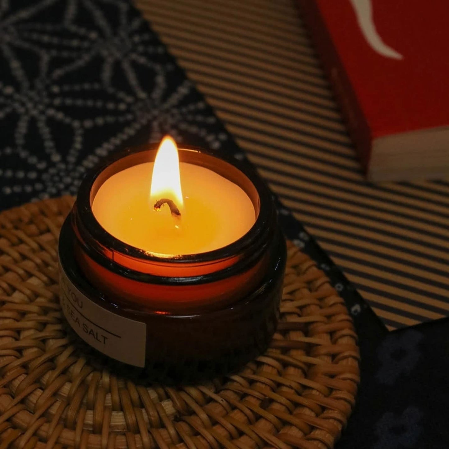 4 oz Amber Glass Round Jars with Black Lids, 6 Pack Empty Cosmetic Jars Face Cream Storage Containers for Powder,Lotion,Beauty Products,Travel Favors