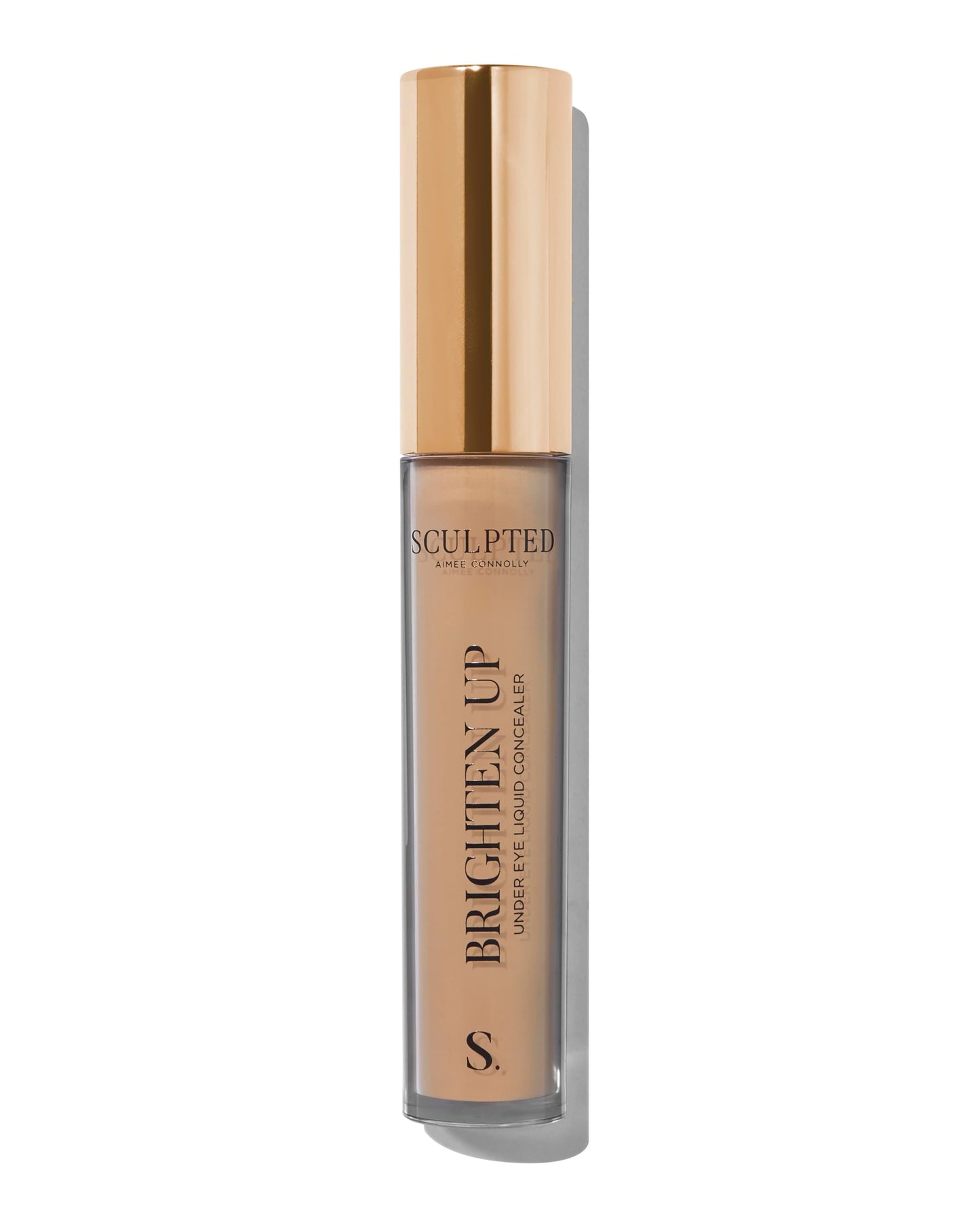 Brighten Up Under Eye Concealer from Sculpted by Aimee (Caramel) - 5ml Light Coverage Mineral Liquid Makeup Concealer for Hydrating Delicate Skin & Dark Circles with Niacinamide and Hyaluronic Acid