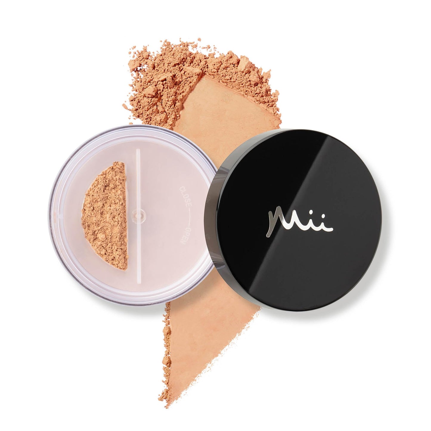 Mii Cosmetics Irresistible Face Base | 100% Pure Mineral Foundation | Award-Winning Face Powder Foundation | Vegan Formula, SPF 30 | Buildable Coverage | Flawless Finish | Precious 01 | 8g