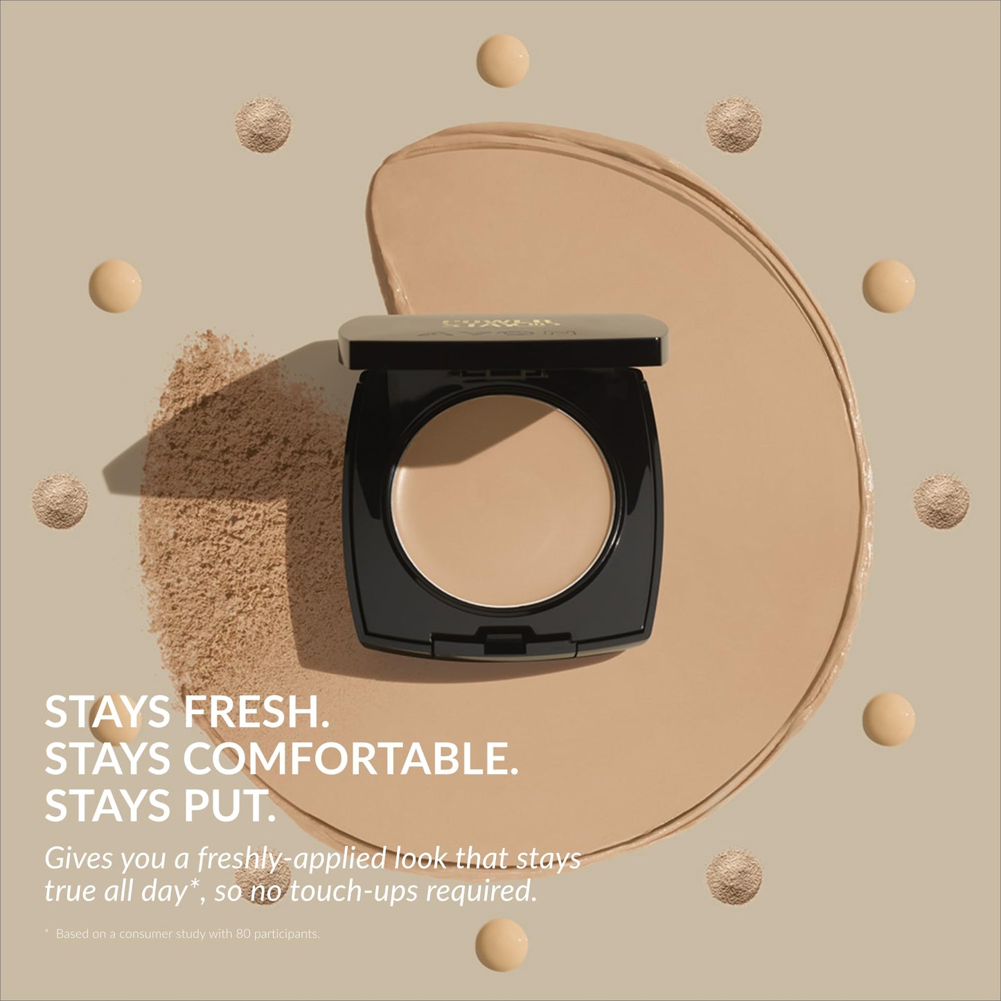 Avon True Flawless Cream To Powder Compact 3-in-1 Concealer, Foundation & Powder Nude - True Blue IQ Colour Technology