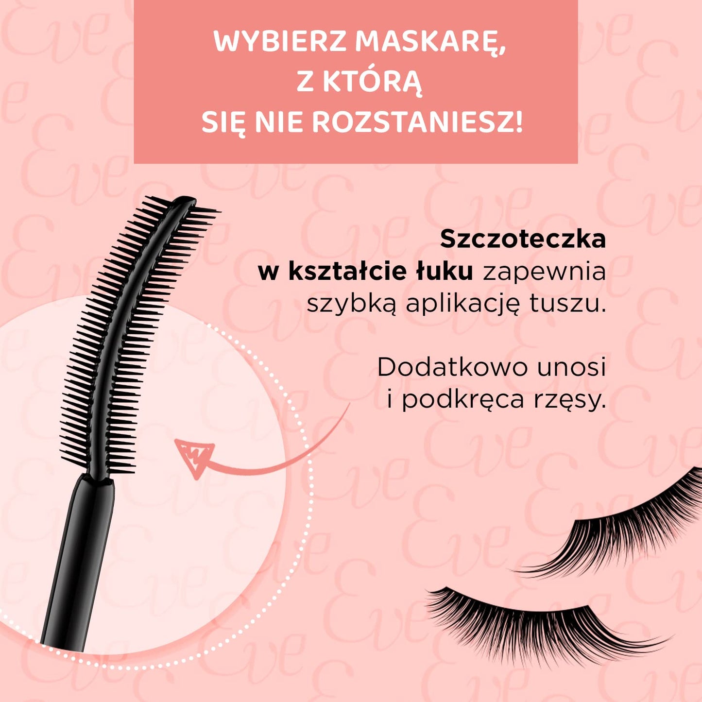 Eveline Cosmetics Volumix Fiberlast Eveline Cosmetics Mascara - Volumizing, Lifting & Separating 360° Effect with Fiberlast Formula