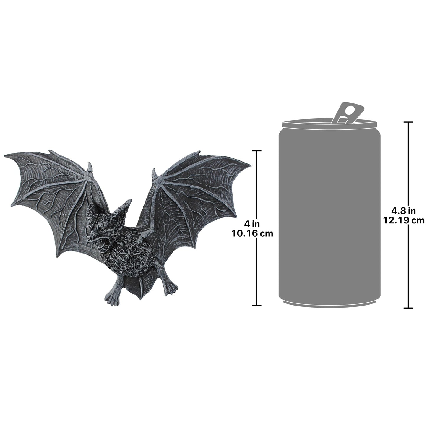 Design Toscano PD0054 the Vampire Bats of Castle Barbarosa Wall Sculptures - Set of 2