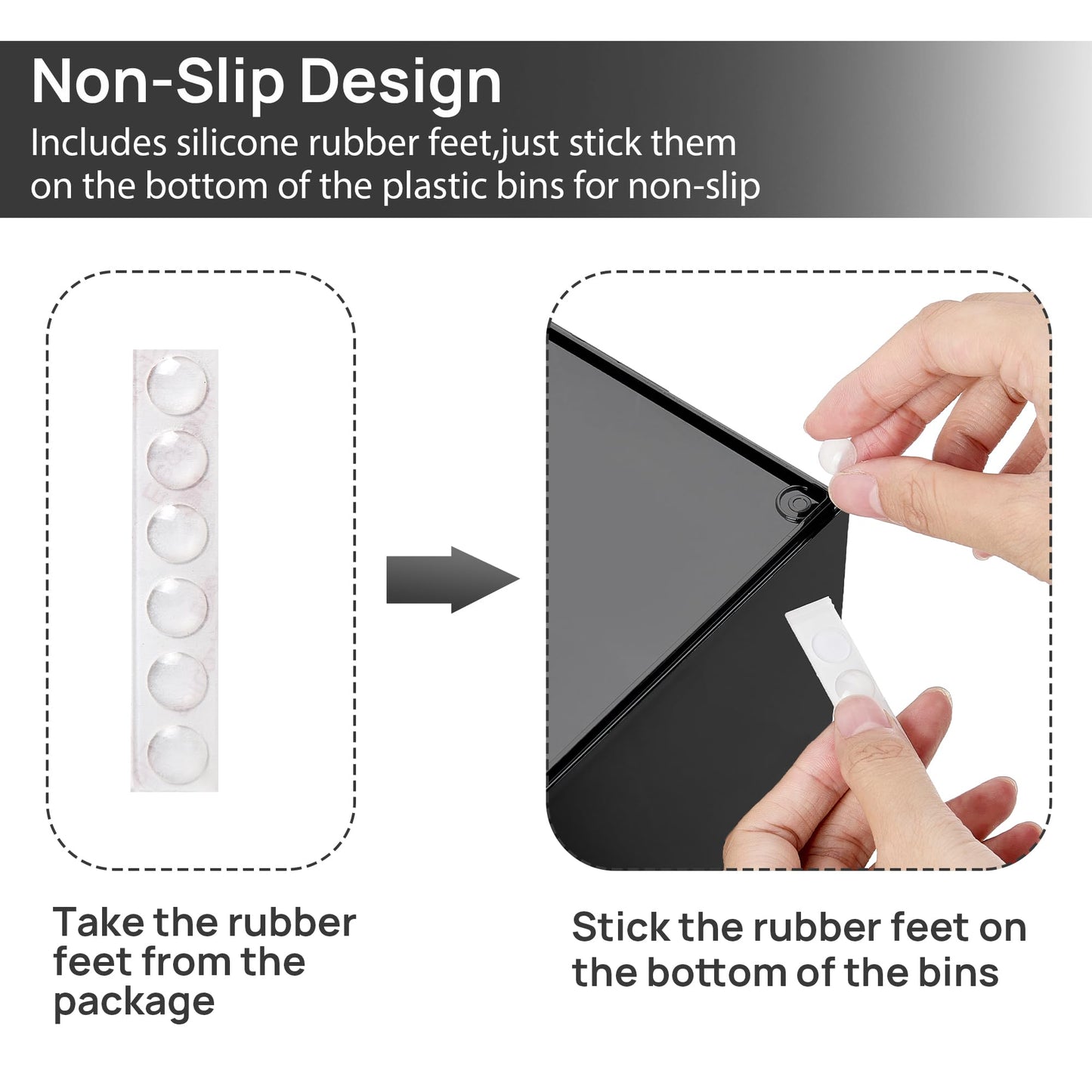 Vtopmart 3 Pack Clear Small Stackable Storage Drawers, Acrylic Bathroom Makeup Organiser, Plastic Storage Box For Vanity, Under Sink, Kitchen Cupboard, Pantry, Home Organization