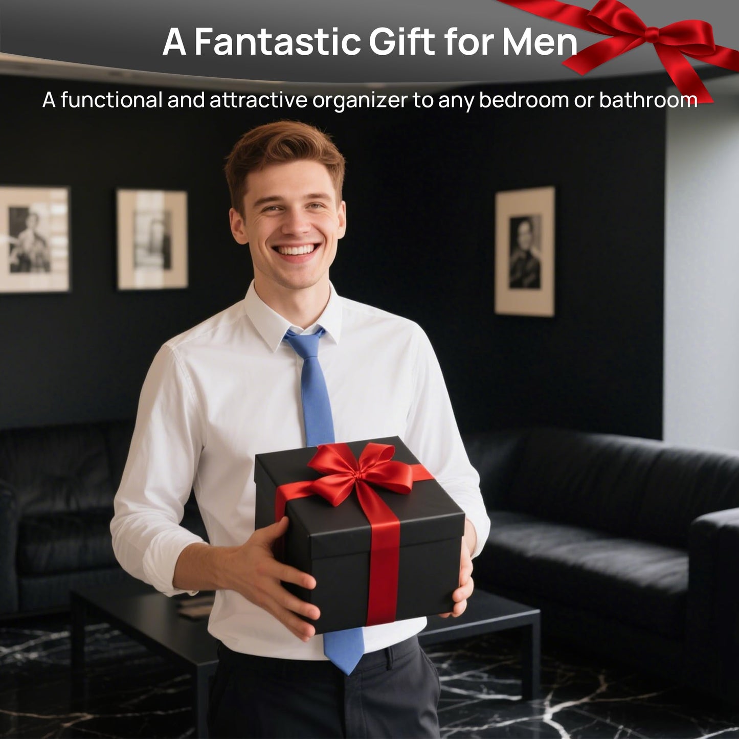 Vtopmart 3 Pack Clear Small Stackable Storage Drawers, Acrylic Bathroom Makeup Organiser, Plastic Storage Box For Vanity, Under Sink, Kitchen Cupboard, Pantry, Home Organization