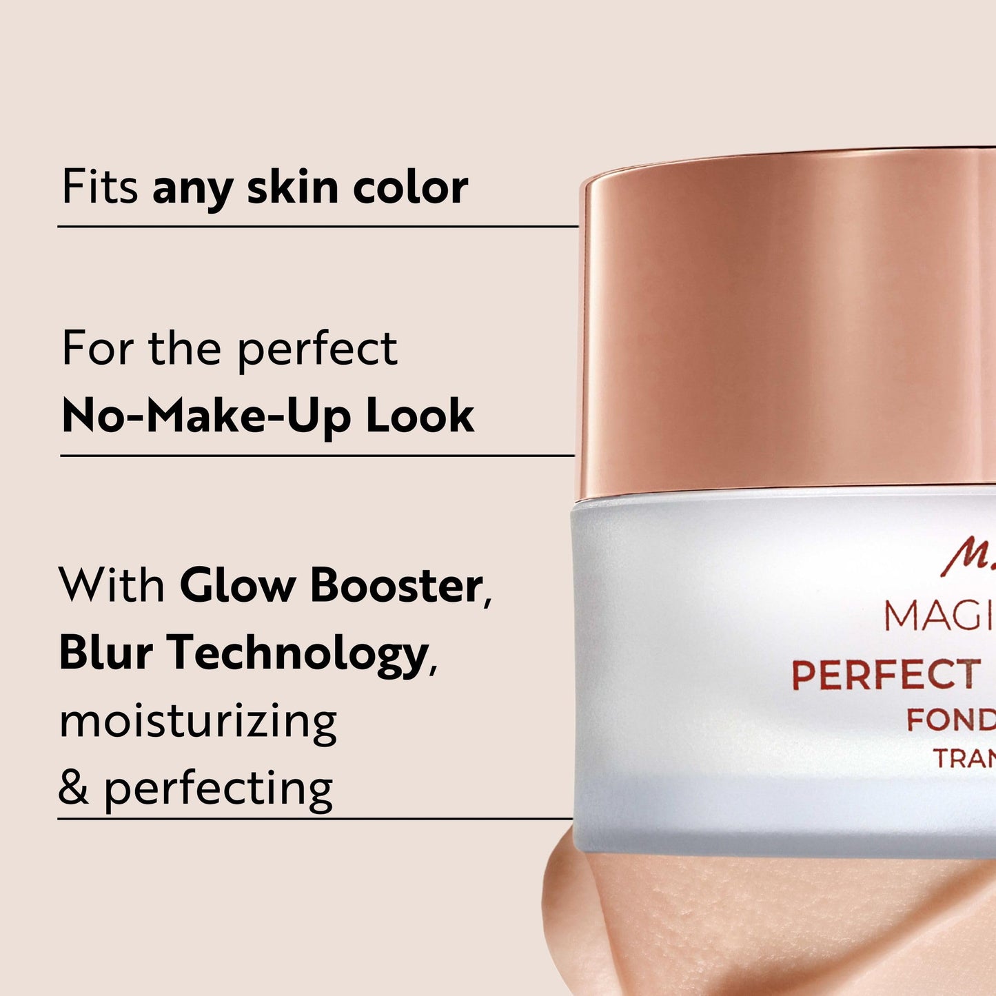 M. Asam Magic Finish Deep Teint Make-Up Mousse (1.01 Fl Oz) – 4in1 Primer, Foundation, Concealer & Powder With Buildable Coverage, Hides Redness And Dark Spots, Vegan, For Deeper Skin Tones