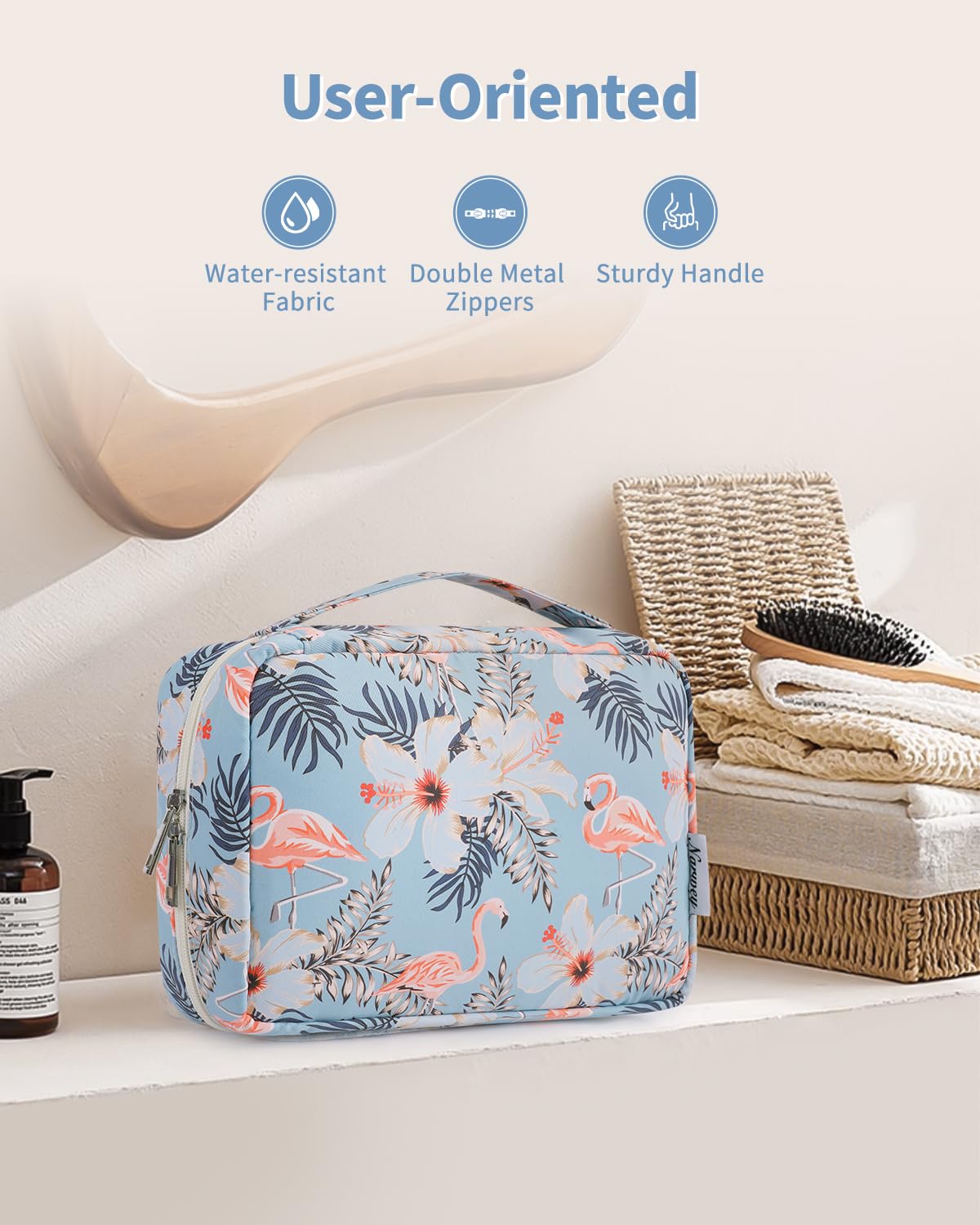 Travel Hanging Toiletry Wash Bag Makeup Cosmetic Organizer for Women Girls Kids Waterproof