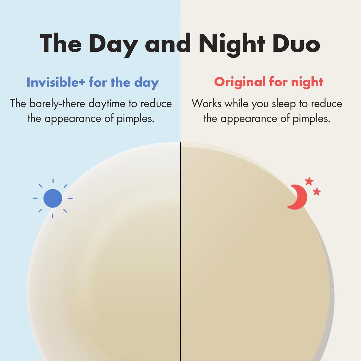 Mighty Patch Original Spot Patches by Hero Cosmetics, Day & Night Time Acne Treatment, Clear Spot Remover Hydrocolloid Patches, Anti Acne Dots, Spot Treatment Pimple Stickers - 36 Patches