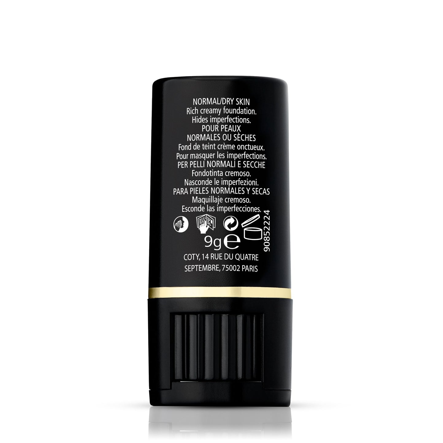 MAX FACTOR - Pan Stik Foundation - Rich Creamy Foundation, Smoothing Effect, Full Coverage, Dewy Skin Look - Normal To Dry Skin - 013 Nouveau Beige