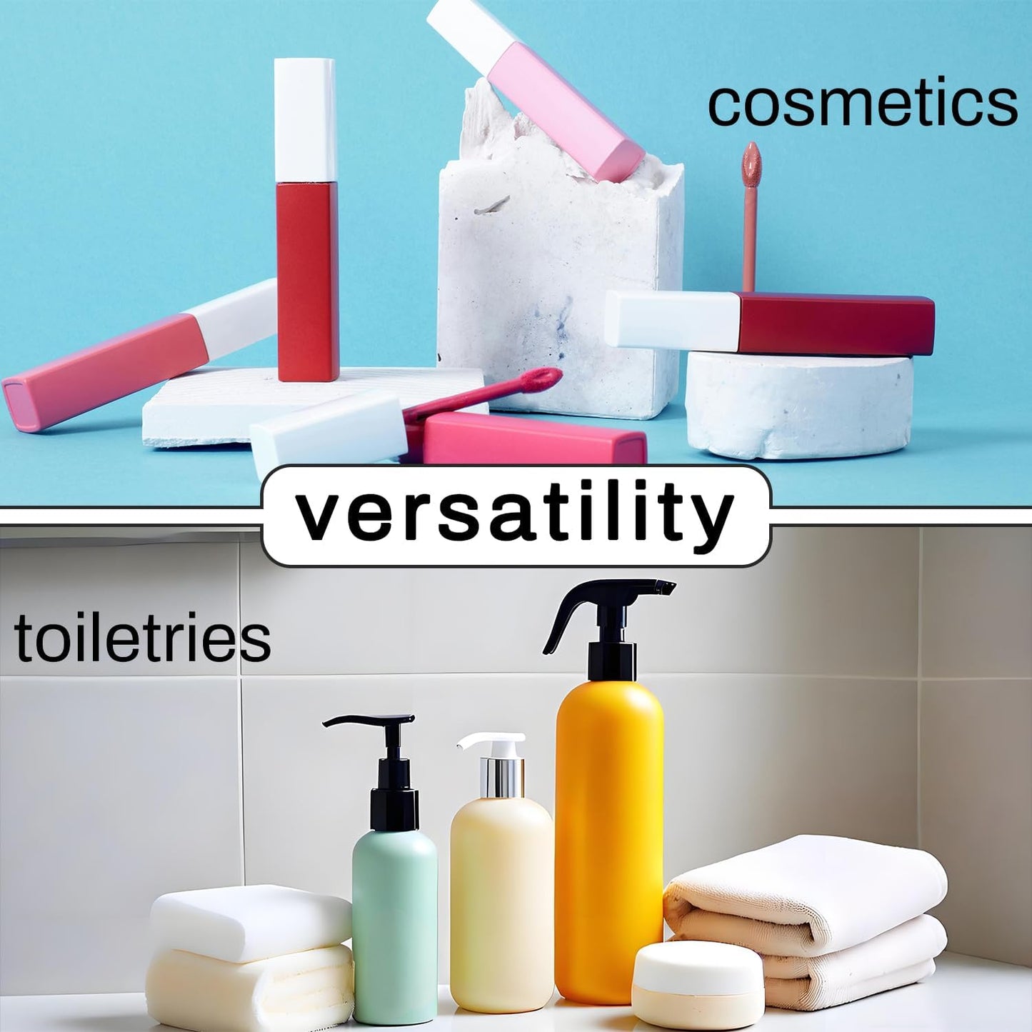 Tabanzhe Small Cosmetic Bag-Travel Makeup Bag Make Up Pouch for Women Girls Cute Pink Toiletry Bag Waterproof Portable Cosmetics Storage Pouch Purse