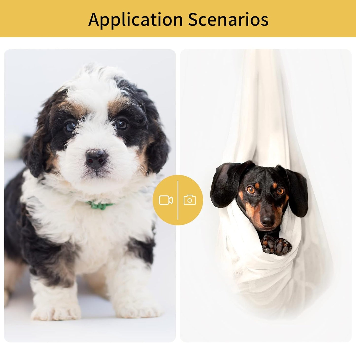 Selens Photography Backdrop PVC Food Background White Black 50x100CM Vinyl 2PCS Photo Studio Waterproof Kit for Product Props Flat Lay Cosmetic Jewelry Video Shooting