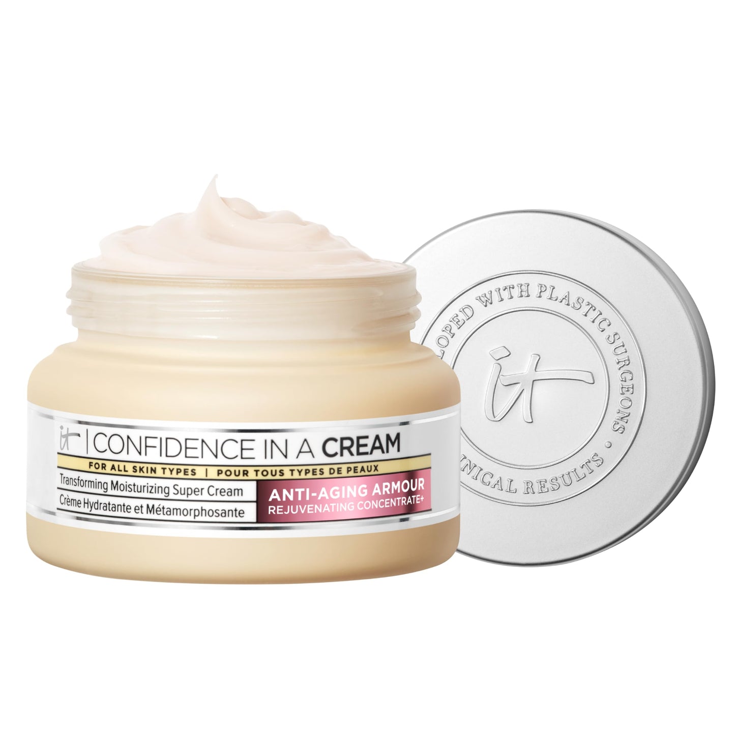 IT Cosmetics Confidence in a Cream, Hydrating and Anti-Ageing Moisturiser, 60ml