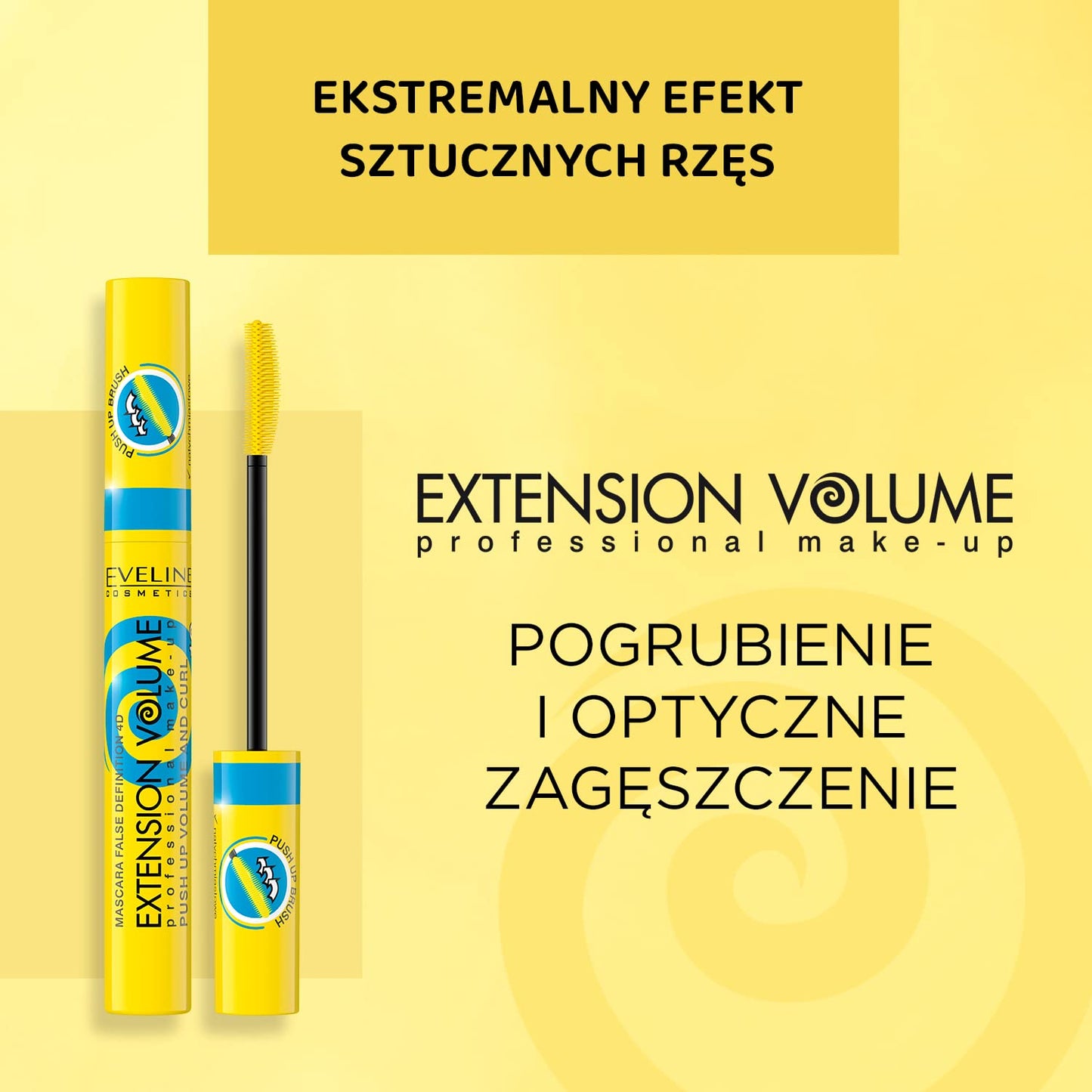 Eveline Cosmetics Volumix Fiberlast Eveline Cosmetics Mascara - Volumizing, Lifting & Separating 360° Effect with Fiberlast Formula