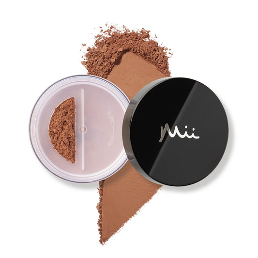 Mii Cosmetics Irresistible Face Base | 100% Pure Mineral Foundation | Award-Winning Face Powder Foundation | Vegan Formula, SPF 30 | Buildable Coverage | Flawless Finish | Precious 01 | 8g
